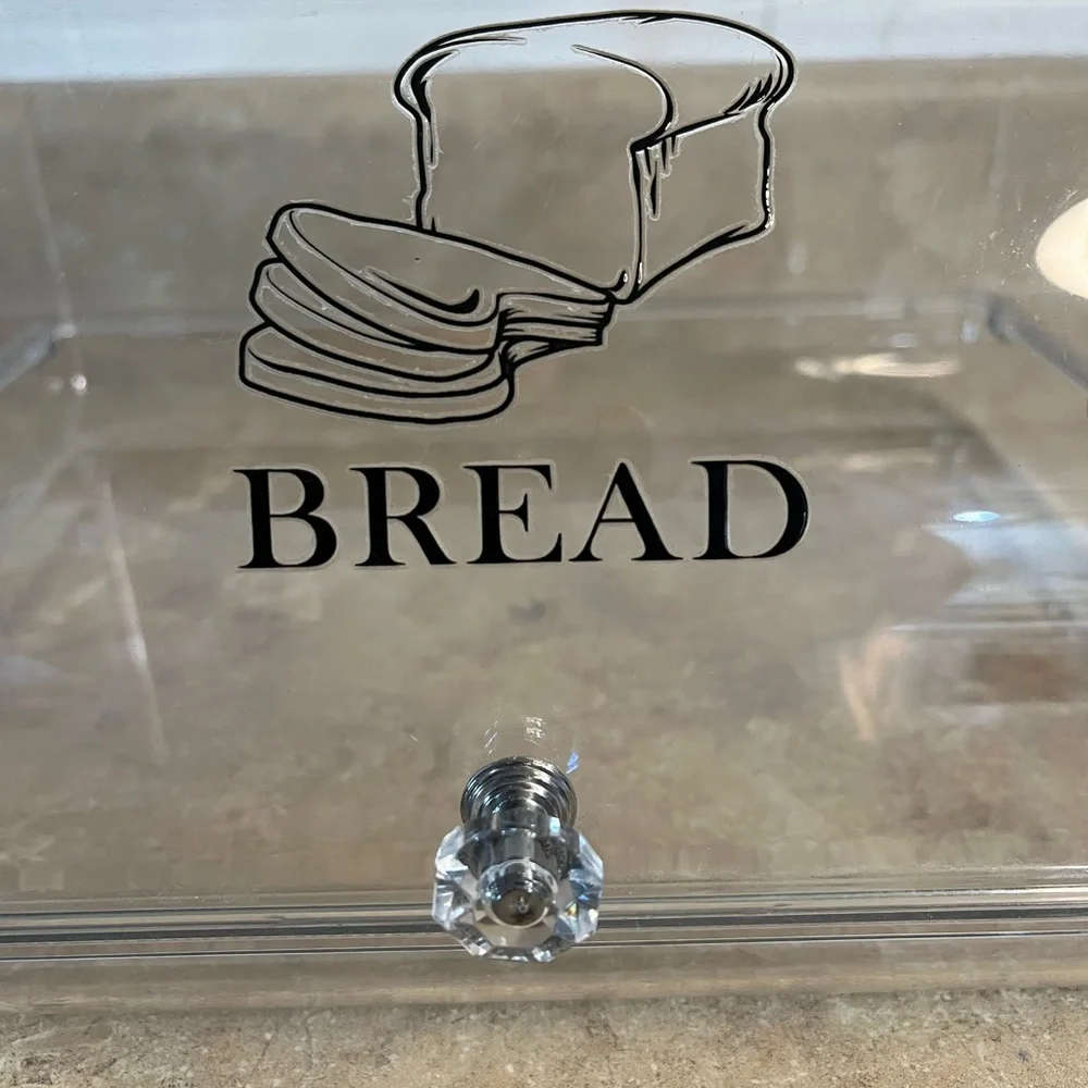 Clear Acrylic Bread Box